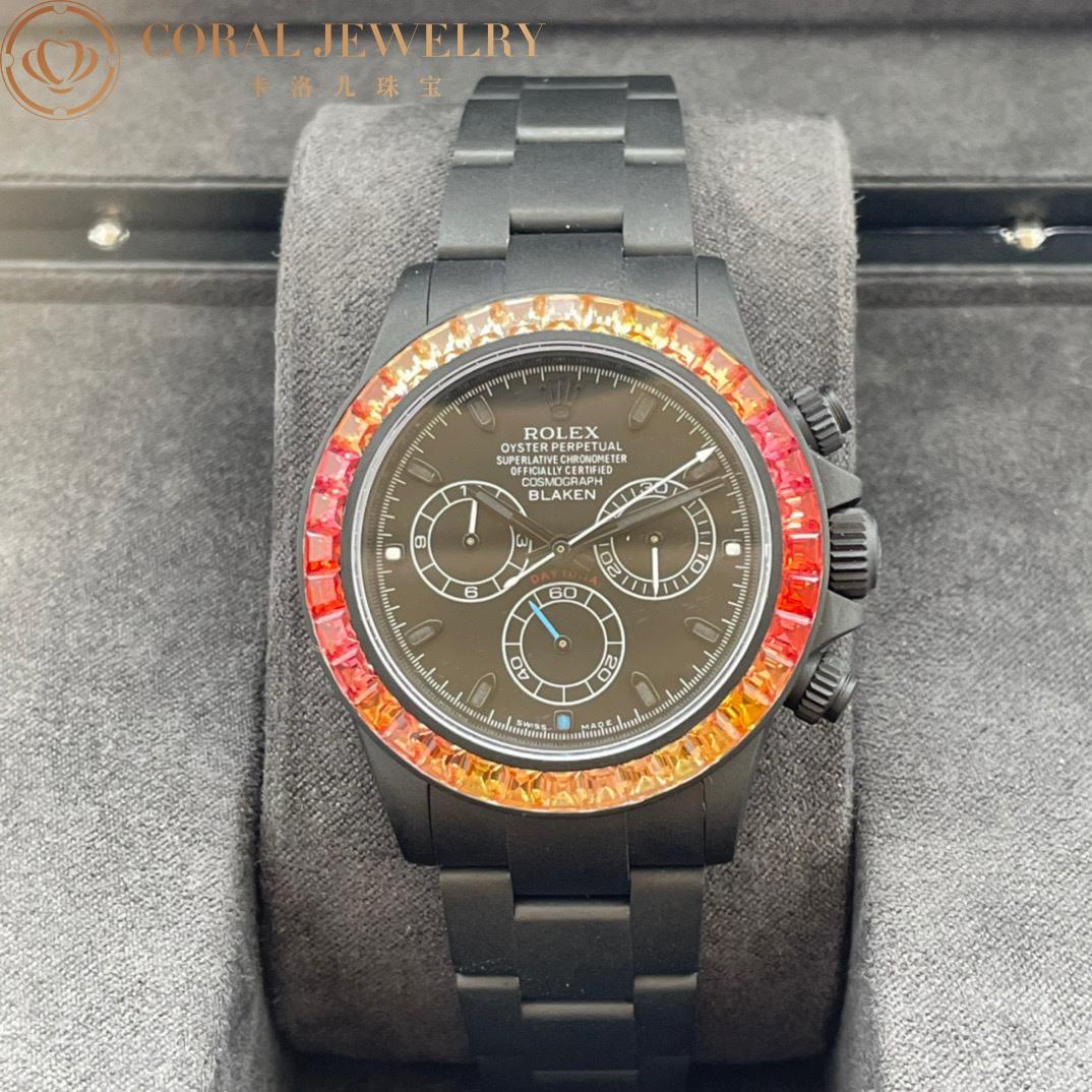 Rolex Cosmograph Daytona Rainbow Black DLC PVD