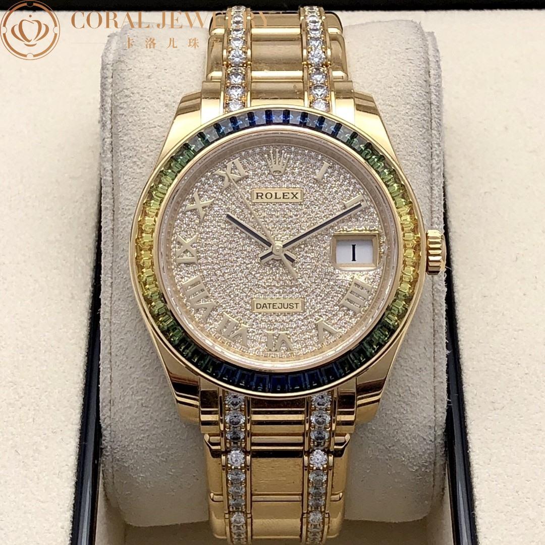 Rolex Pearlmaster 39mm Yellow Gold, Diamond and Sapphire 86348SABLV DPDB Rolex Pearlmaster 39mm Yellow Gold, Diamond and Sapphire 86348SABLV DPDB