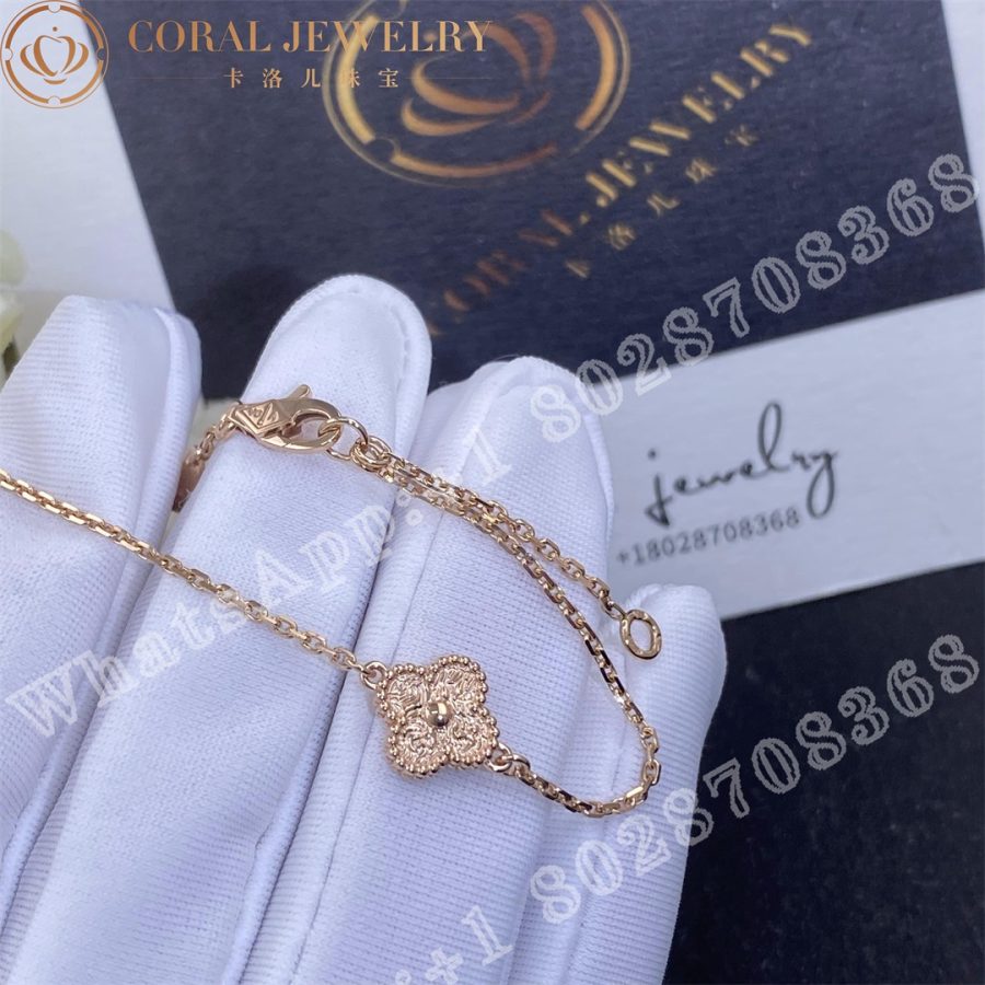 Van Cleef & Arpels Sweet Alhambra bracelet Rose gold VCARO8DC00 - Image 4