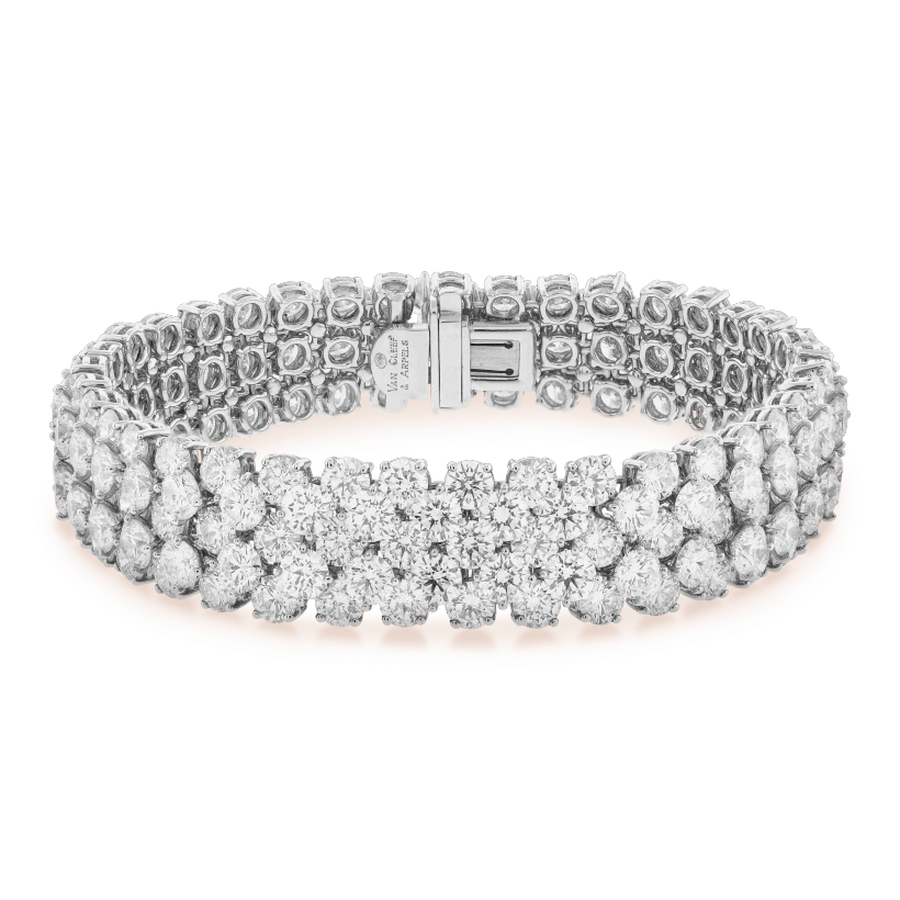 Van Cleef & Arpels À Cheval bracelet Platinum, Diamond VCARO6W300