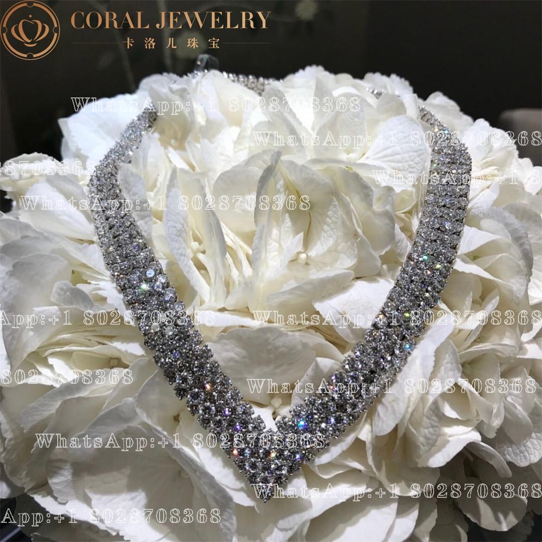 Van Cleef & Arpels À Cheval transformable necklace Platinum, Diamond VCARO9CP00