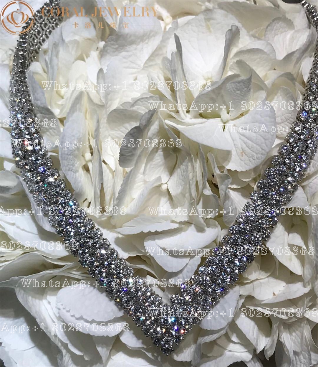 Van Cleef & Arpels À Cheval transformable necklace Platinum, Diamond VCARO9CP00
