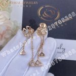 Bulgari Fiorever 18 Kt Rose Gold Pendant Earring Ref.: 357143 - Image 5