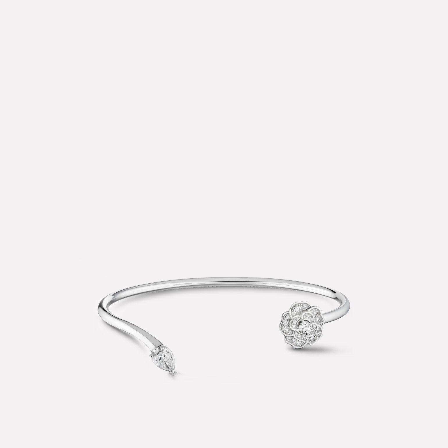 Chanel Camélia Précieux Bracelet 18k White Gold, Diamonds J11459