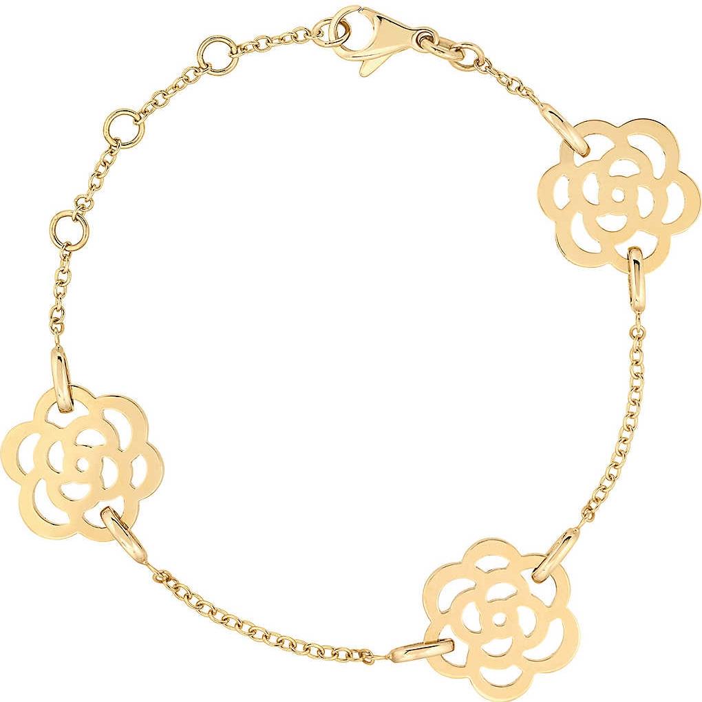 Chanel Camelias Ajoures Bracelet 18k Yellow Gold J10577