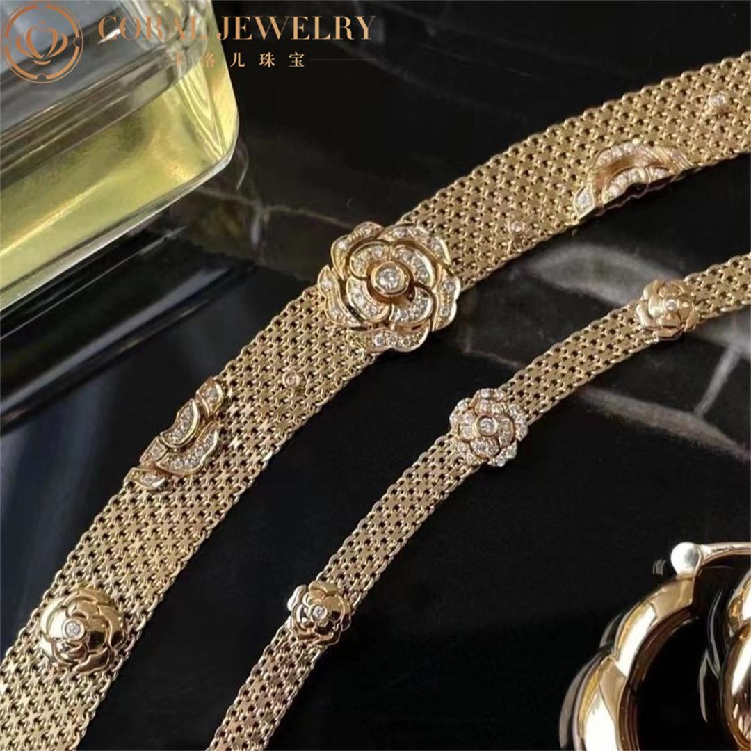 Chanel Impression de Camélia Bracelet 18k Yellow Gold, Diamonds