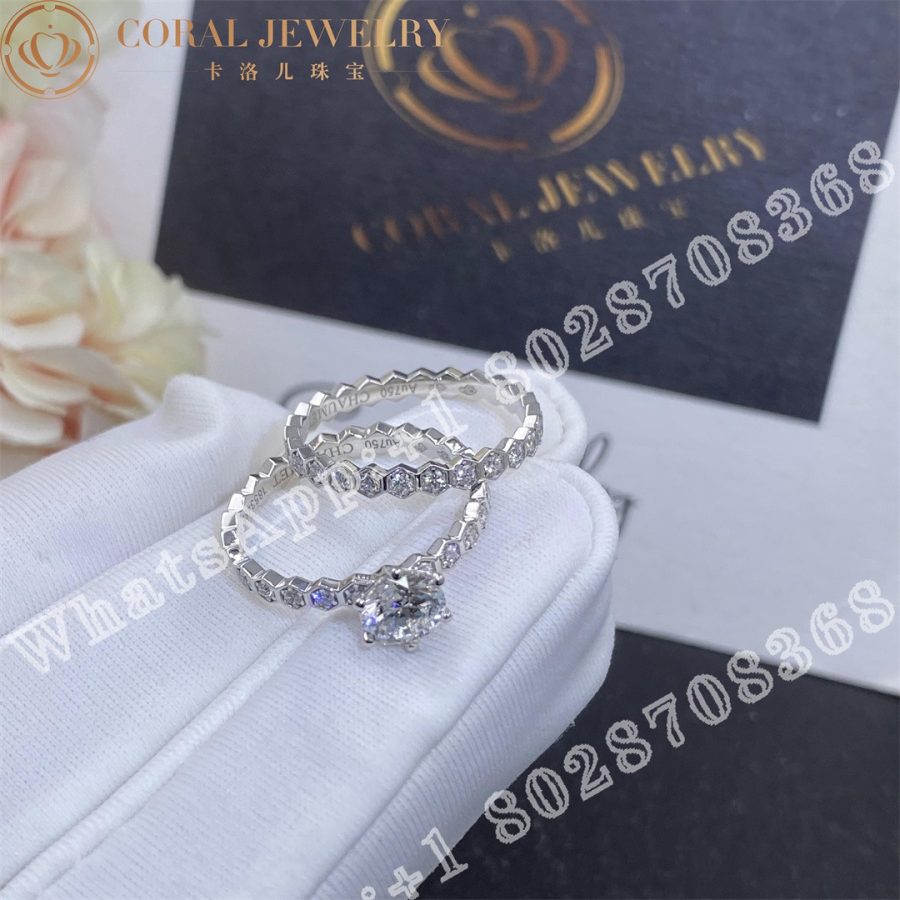 Chaumet Bee My Love Ring White gold, diamonds, 2.5 mm 081891 - Image 7