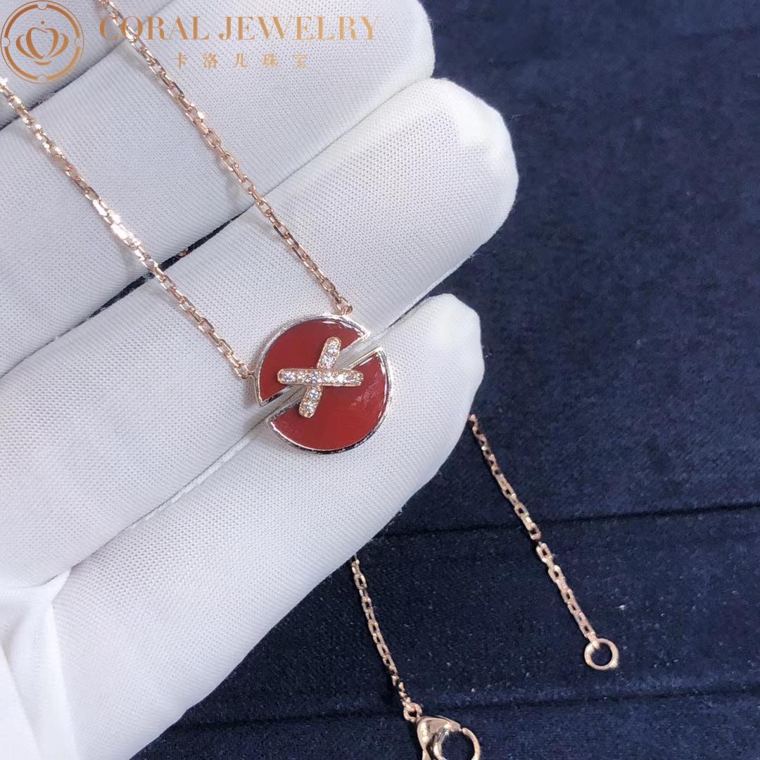 Chaumet Jeux De Liens Harmony Carnelian Small Model Pendant 084428