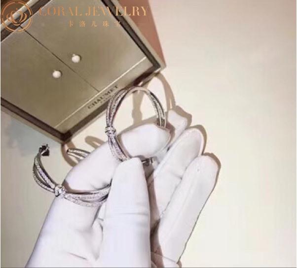 Chaumet Liens Séduction Hoop Earrings White Gold Diamond 083224