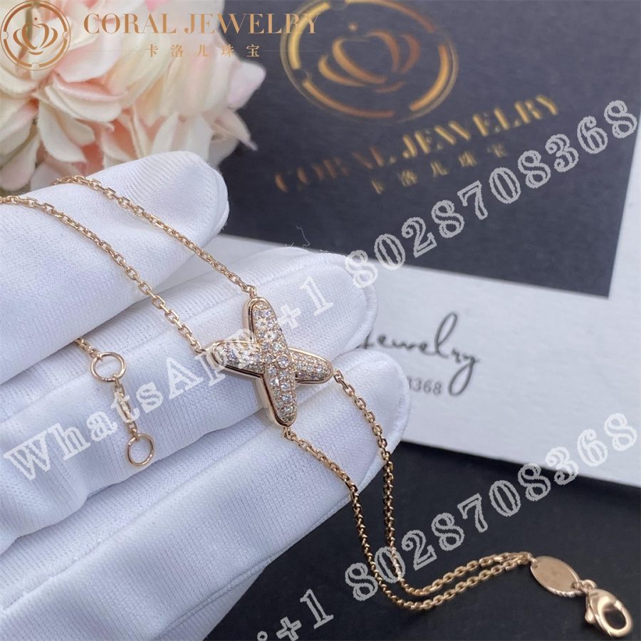 Chaumet Jeux De Liens Bracelet Rose gold, Diamonds  083222 - Image 3