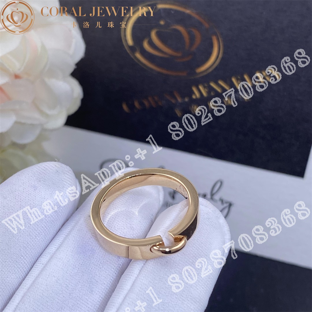 Chaumet Liens Evidence Wedding Band In Rose Gold 4mm 080543 Coral (1)