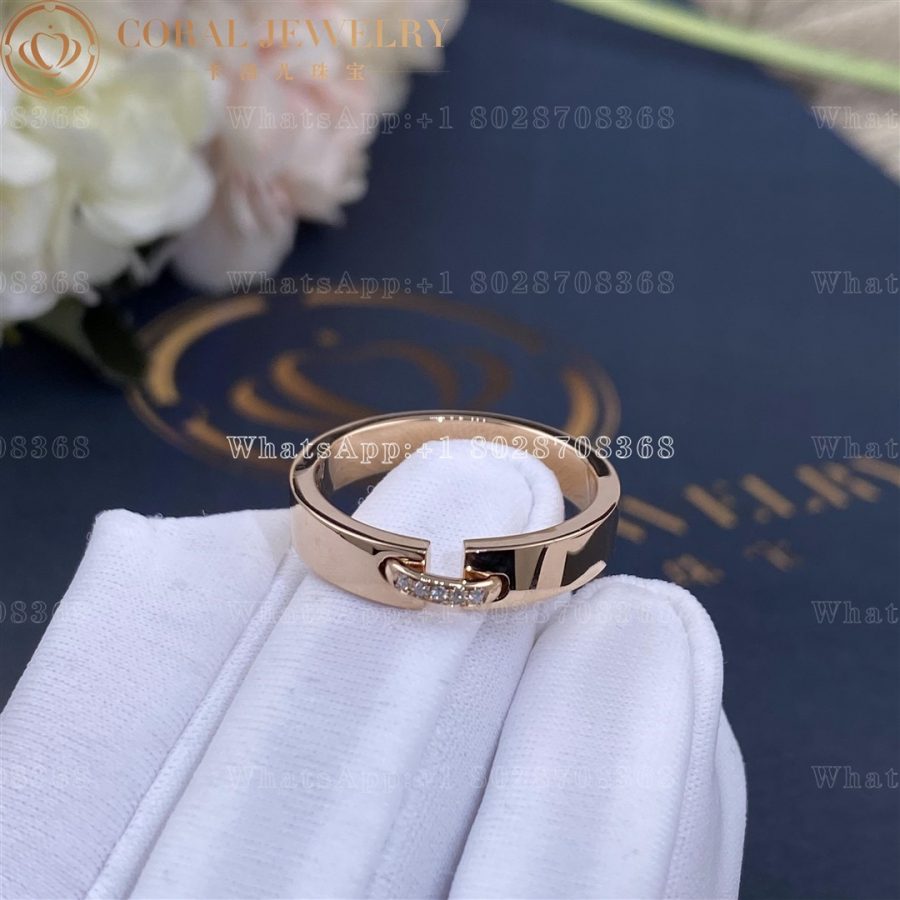 Chaumet Liens Évidence Wedding Band Rose Gold, Diamonds, 4MM 080542 - Image 4