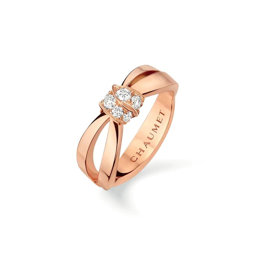 Chaumet Liens Séduction Ring Rose Gold, Diamonds 083055