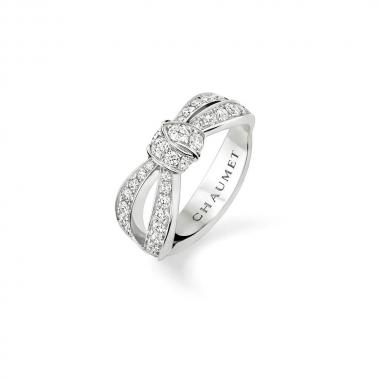 Chaumet Liens Seduction Ring White Gold Diamonds 083054