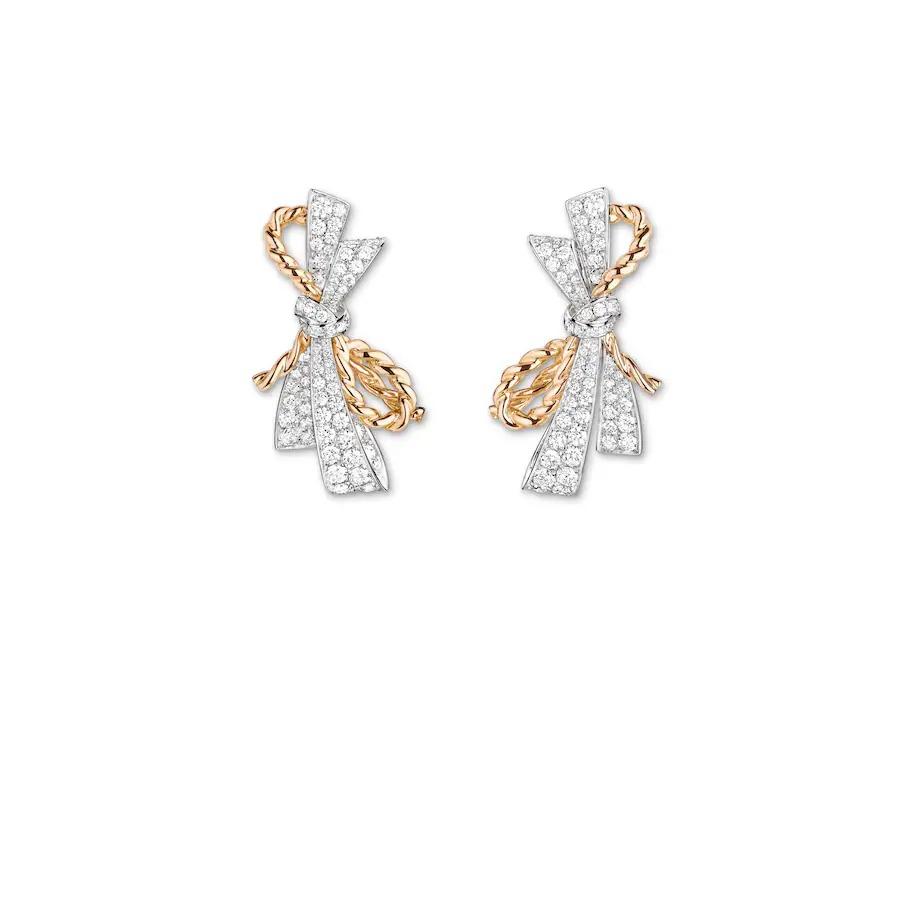 Chaumet Insolence Earrings White Gold, Rose Gold, Diamonds 082959