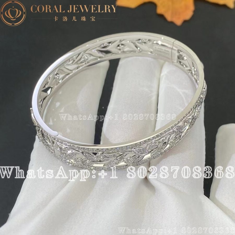 Chaumet Jardins Laurier Bracelet White Gold, Diamonds 084314 - Image 5