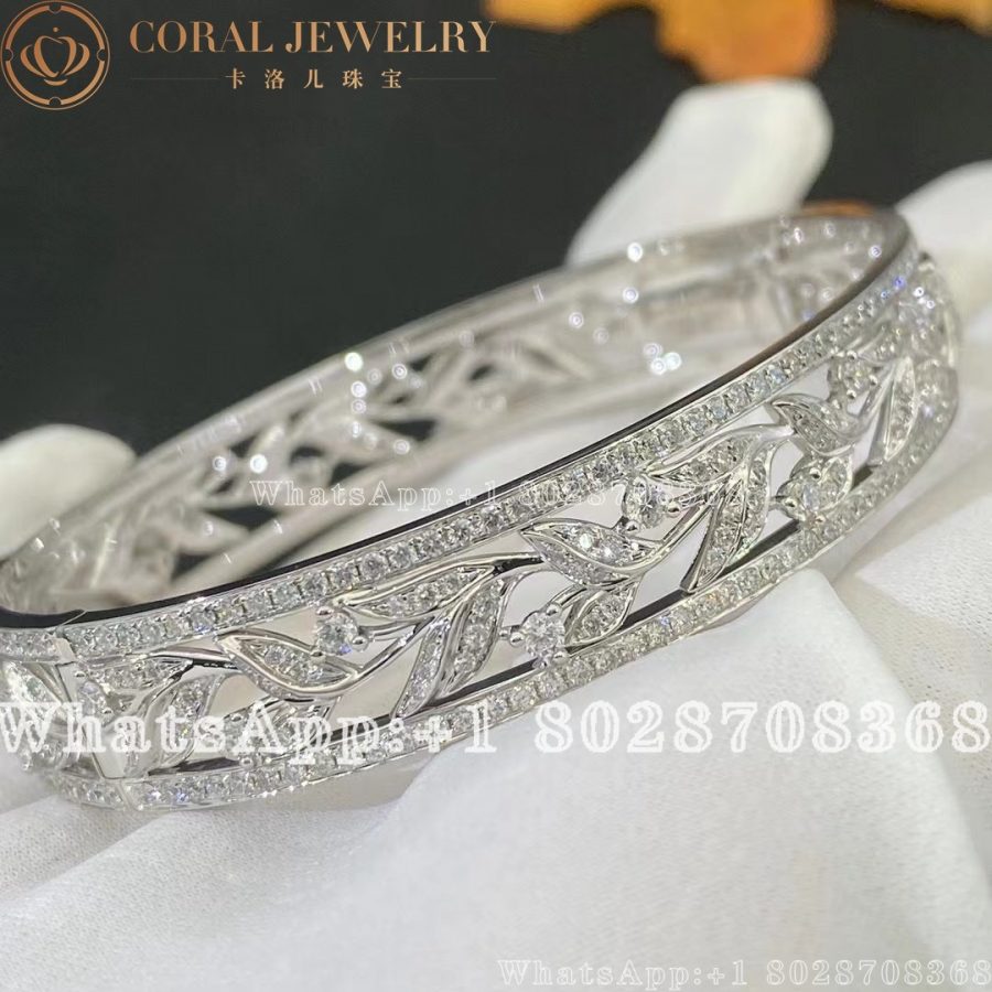 Chaumet Jardins Laurier Bracelet White Gold, Diamonds 084314 - Image 3