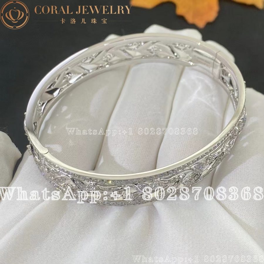 Chaumet Jardins Laurier Bracelet White Gold, Diamonds 084314 - Image 4
