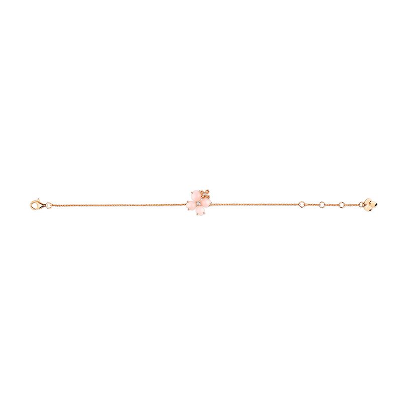 Chaumet Hortensia Aube Rosee Pink Gold Opal Diamond Bracelet 083537