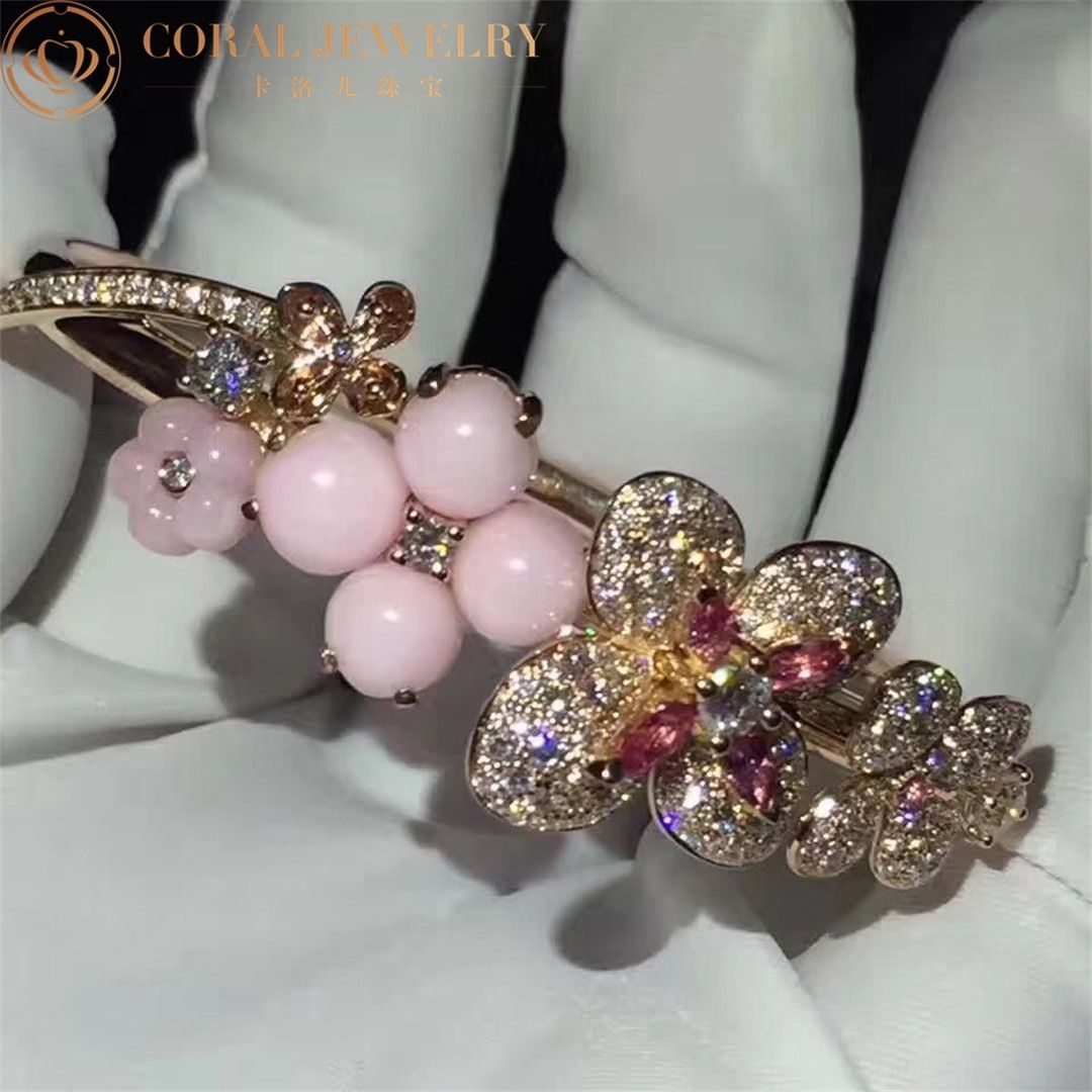 Chaumet Hortensia Multi-coloured Gemstone Bracelet in Pink Gold