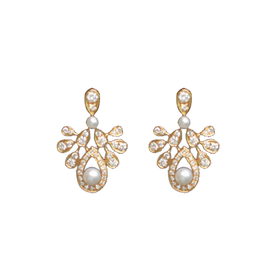 Chaumet Joséphine Aigrette Impériale Earrings Rose Gold, Pearls, Diamonds 083251