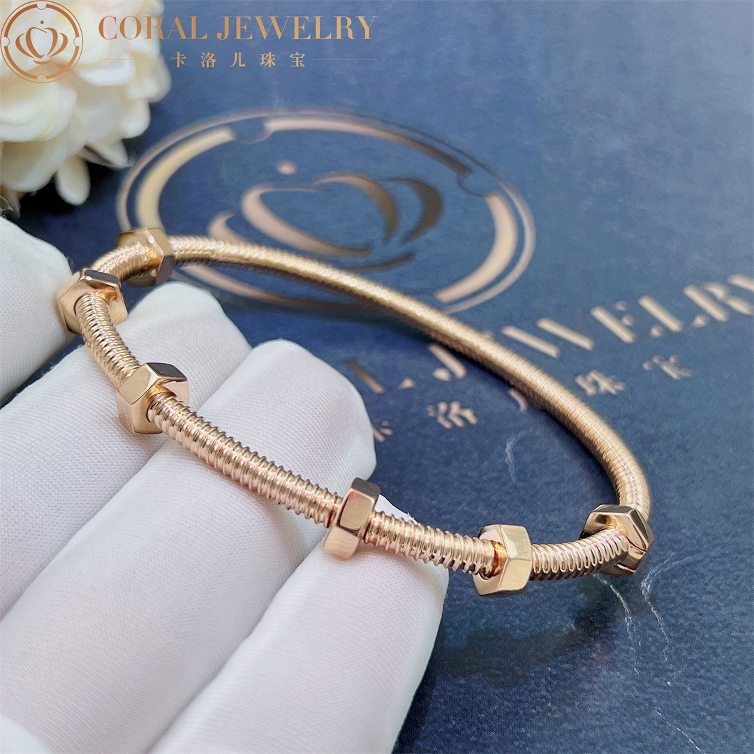 Cartier Ecrou De Cartier 18K Rose Gold Bracelet B6049517