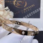 Cartier Love Bracelet, 10 Diamonds Rose Gold Ref. B6070217 - Image 3
