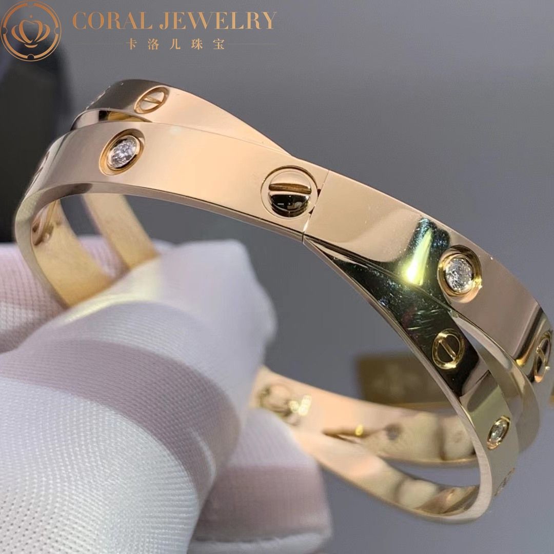 Cartier Love Bracelet, 12 Diamonds Rose Gold Ref. N6709617