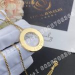 Cartier Love Necklace, 3 Diamonds Yellow Gold B7014500 - Image 4