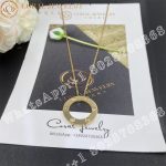 Cartier Love Necklace, 3 Diamonds Yellow Gold B7014500 - Image 5