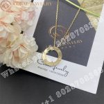Cartier Love Necklace, 3 Diamonds Yellow Gold B7014500 - Image 6