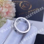 Cartier Love Ring, Diamond-paved, Ceramic, White Gold B4207600 - Image 5