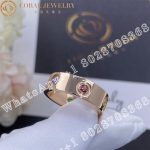Cartier Love Ring Rose Gold, Sapphires, Garnets, Amethyst B4087800 - Image 5