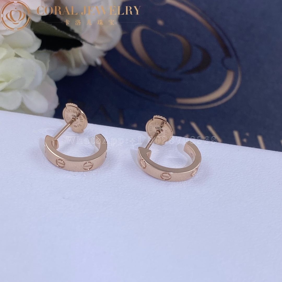 Cartier Love Earrings Rose Gold Ref. B8029000