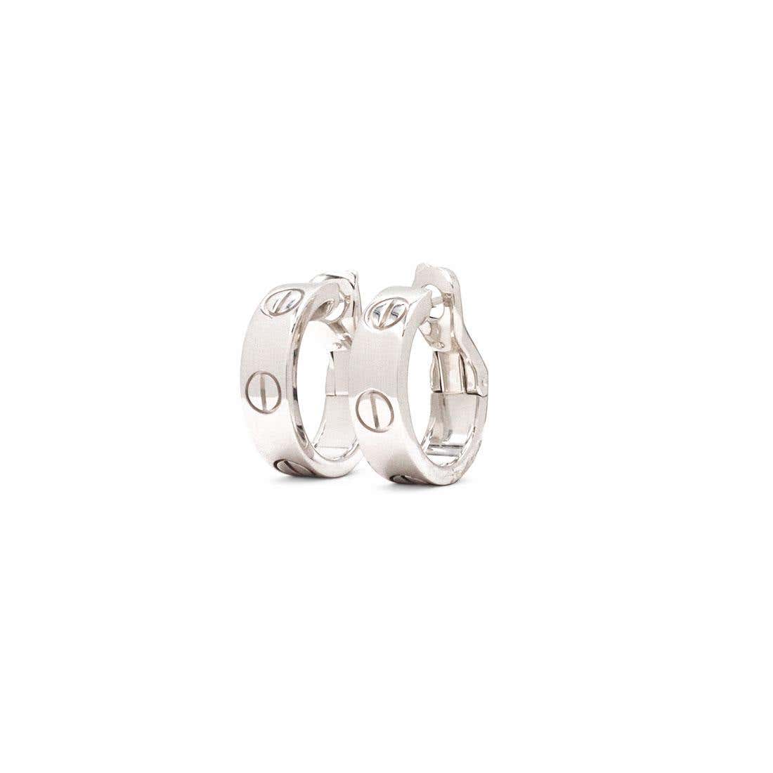 Cartier Love Earrings White Gold Ref. B8022400