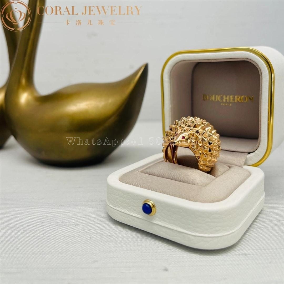 Boucheron Animaux De Collection ring, Hans, the Hedgehog Ring Ref : JRG00630