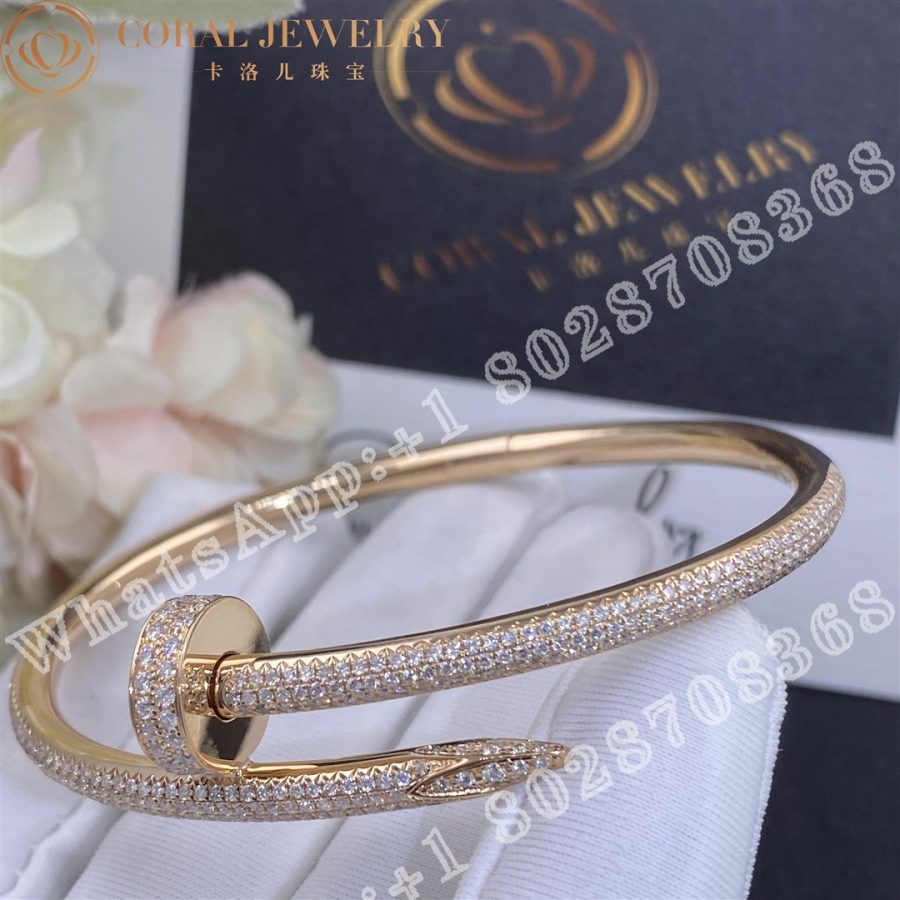 Cartier Juste un Clou Bracelet Rose Gold, Diamonds Ref. N6702117 - Image 3