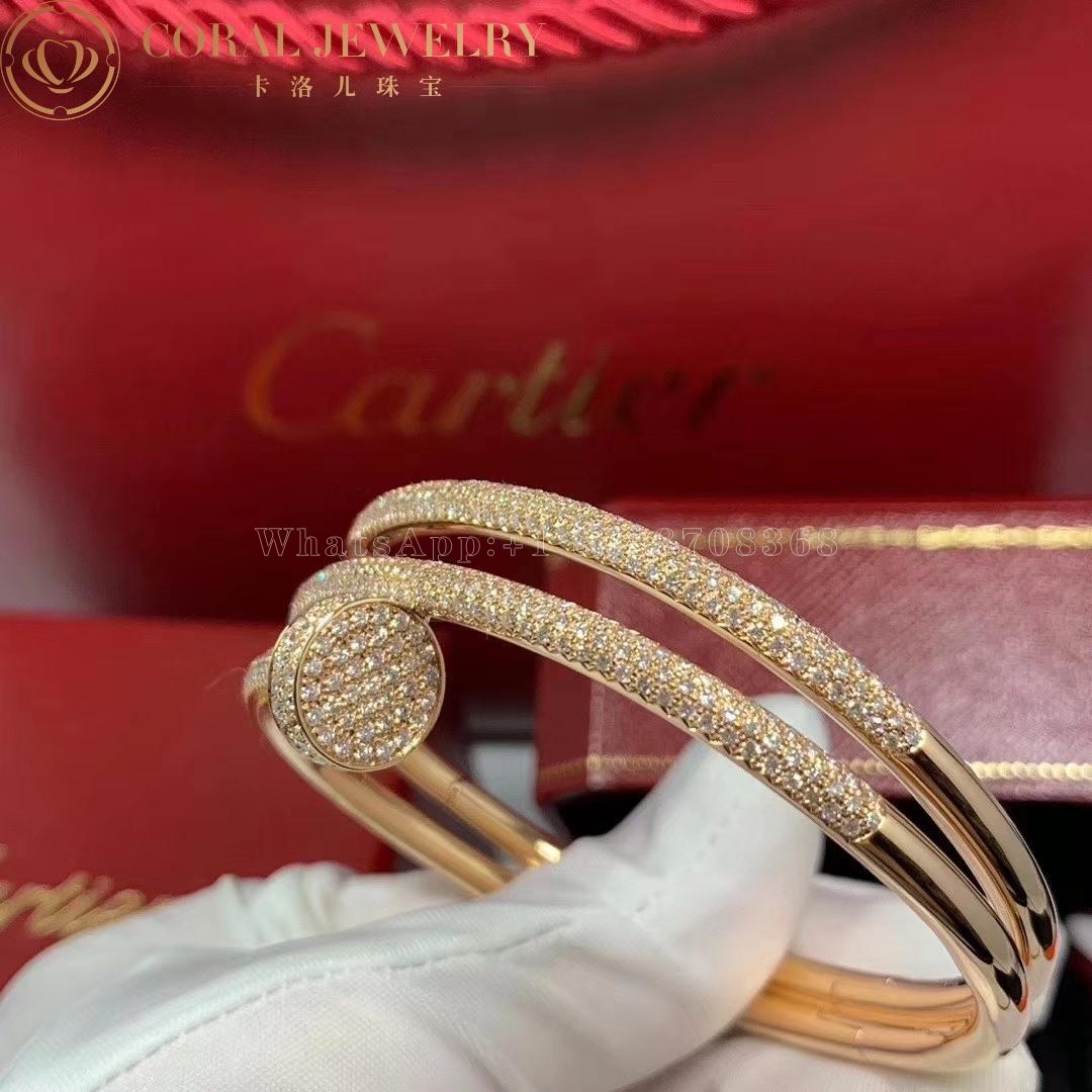 Cartier Juste Un Clou Bracelet, Rose Gold Diamonds Ref. N6708617