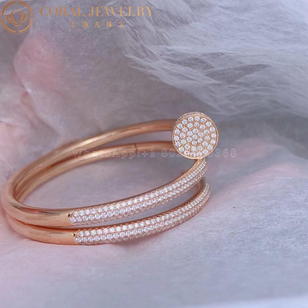 Cartier Juste Un Clou Bracelet, Rose Gold Diamonds Ref. N6708617