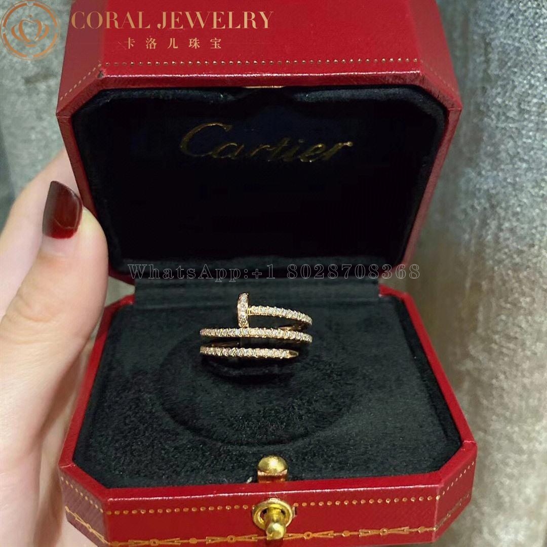 Cartier Juste Un Clou Bracelet, Rose Gold Diamonds Ref. N6708617