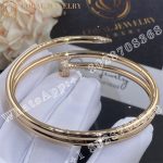 Cartier Juste Un Clou Bracelet, 18k Rose Gold Diamonds Ref.N6708417 - Image 6
