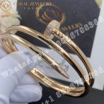 Cartier Juste Un Clou Bracelet, 18k Rose Gold Diamonds Ref.N6708417 - Image 5