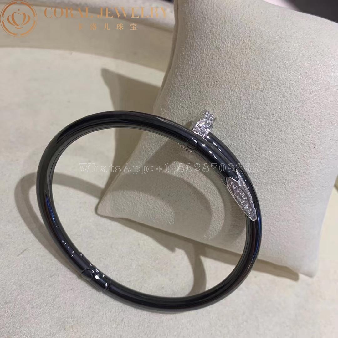 Cartier Juste Un Clou Bracelet, Black Ceramic Diamond