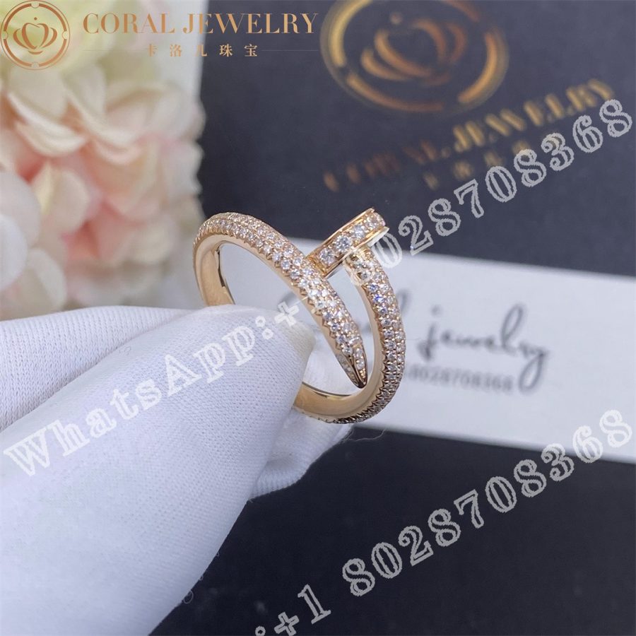 Cartier Juste un Clou Ring, Rose Gold, Diamonds Ref. N4748600 - Image 3
