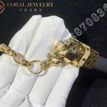 Cartier Panthère De Cartier Bracelet, Yellow Gold Diamond Onyx and Enamel - Image 6