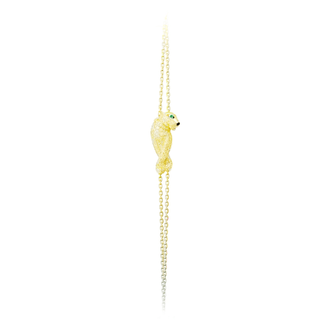 Cartier Panthère De Cartier Bracelet, Yellow Gold Diamonds Ref. N6039017