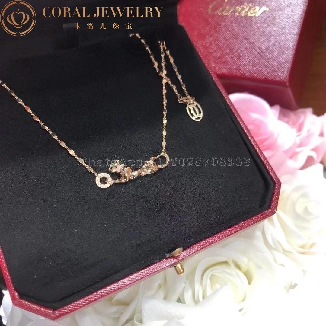 Cartier Panthère De Cartier Necklace, Rose Gold Diamonds B7224538