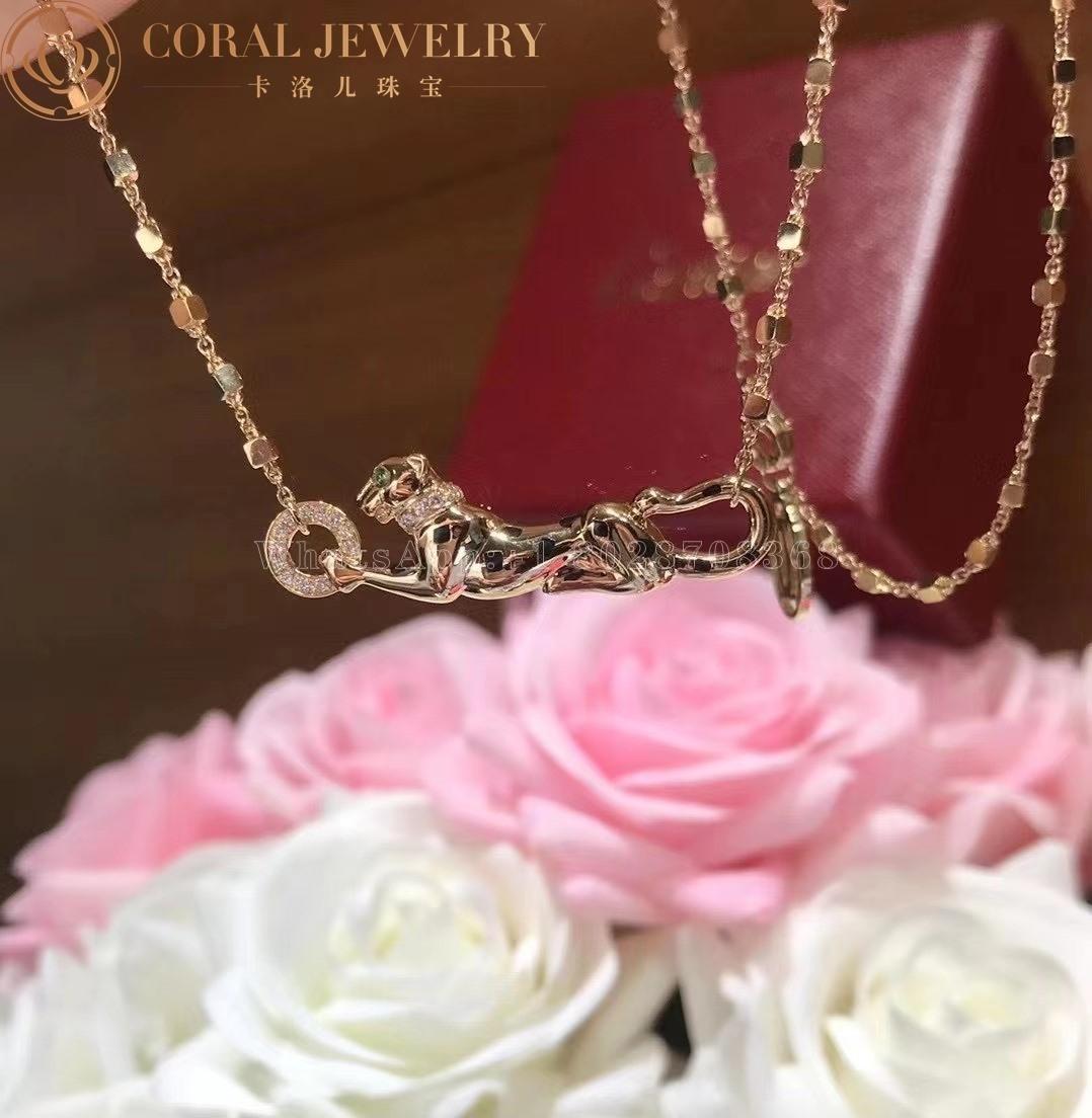 Cartier Panthère De Cartier Necklace, Rose Gold Diamonds B7224538