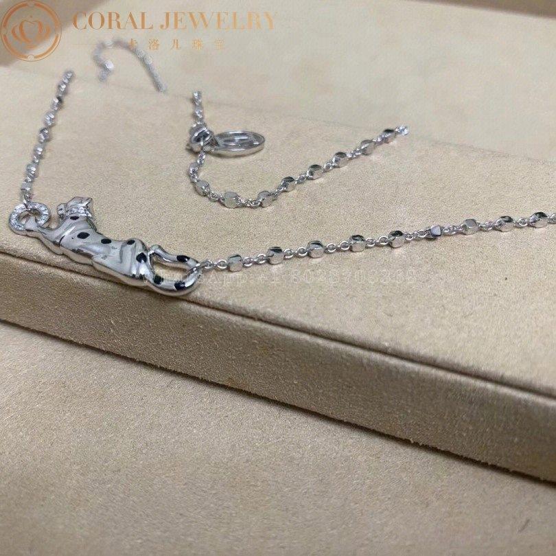 Cartier Panthère De Cartier Necklace, White Gold Diamonds B7224737 - Image 4