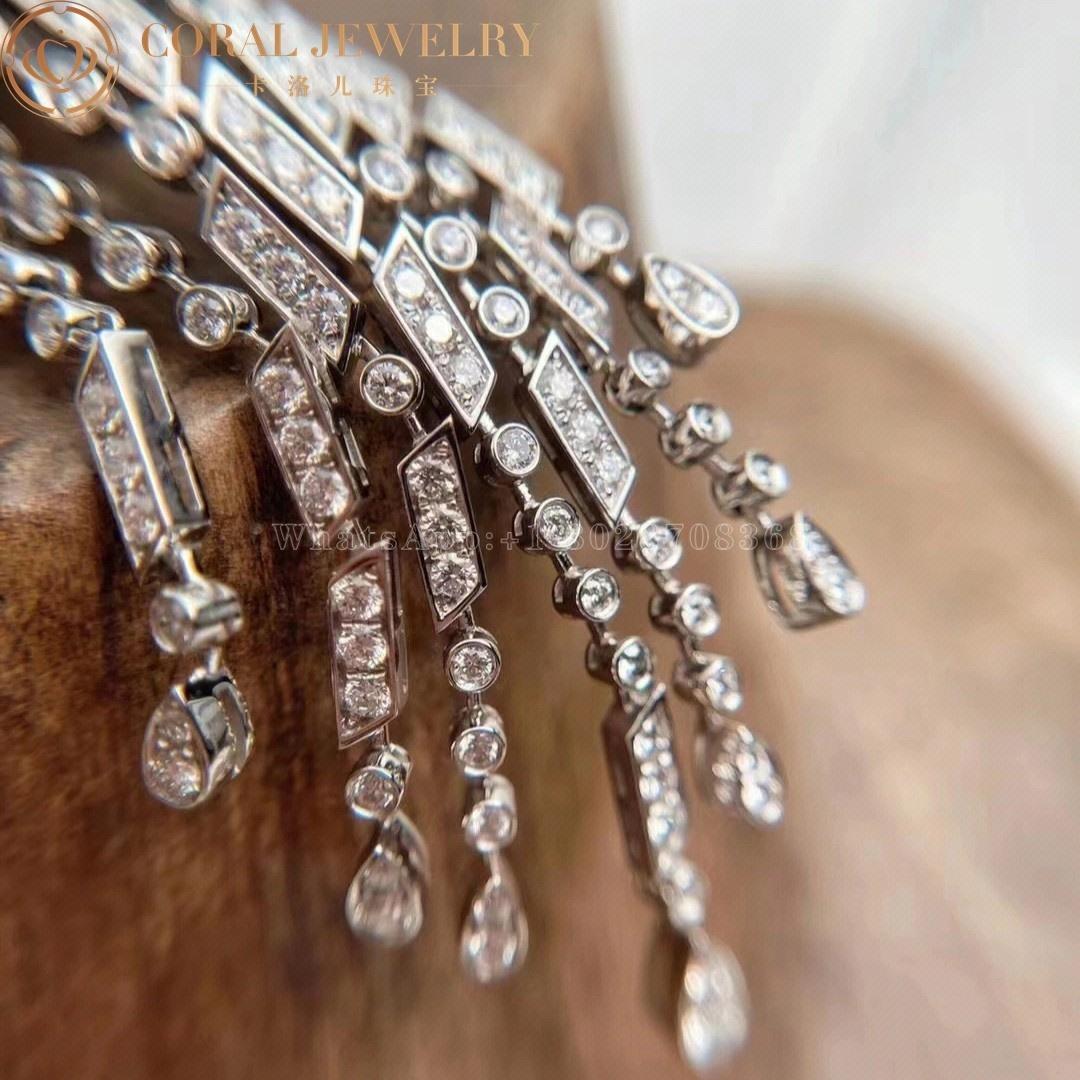 Cartier Panthère De Cartier Necklace, White Gold Diamonds High Jewelry H7000546